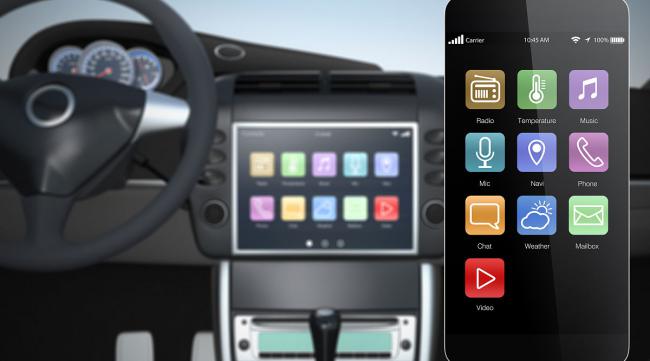 怎么用手机和汽车中控屏幕共享呢
