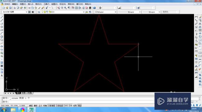 CAD怎么绘制五角星
