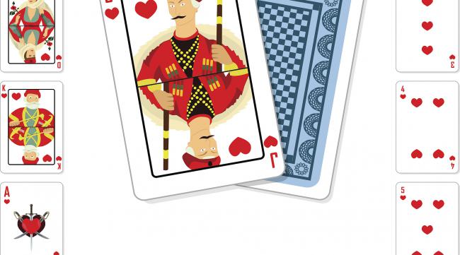 五人红五星扑克牌打法规则图片