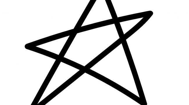 画世界怎么画五角星