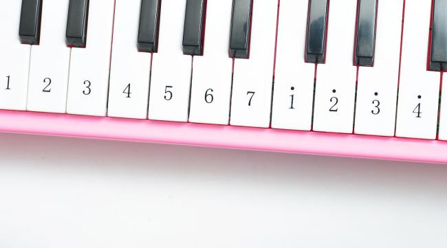 36键电子琴键盘怎么贴