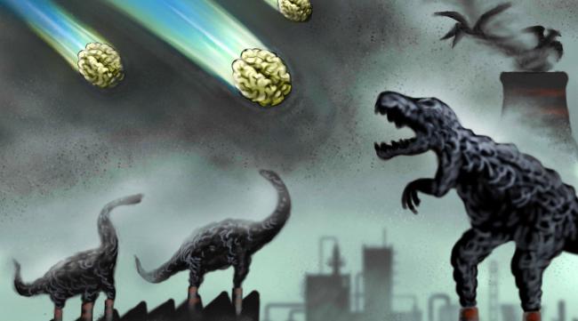 导致恐龙灭绝的可能是病毒吗