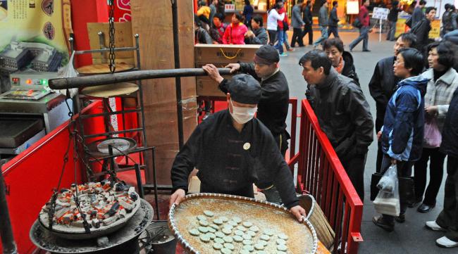 中国古代街头小食图片