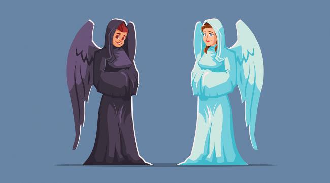 天使和恶魔有何区别呢图片