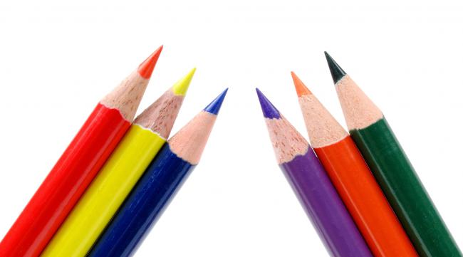 ps画笔两个颜色如何融合过渡颜色