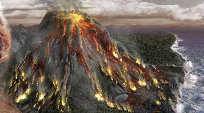 生命起源于火山