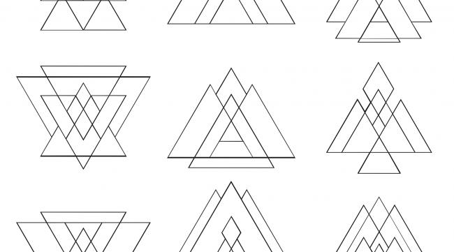 六根火柴怎么拼出四个正三角形图案