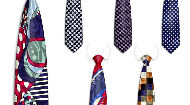 设计领带如何出创意图