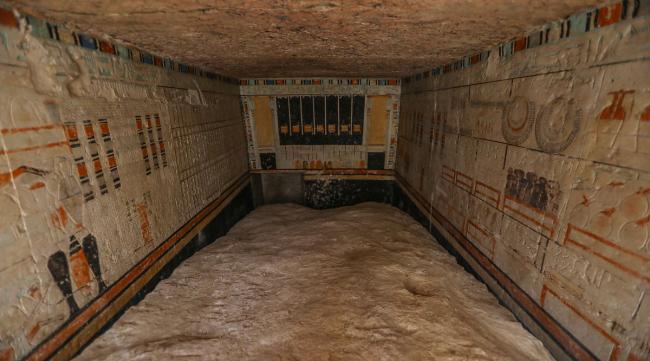 金字塔内墓室位置图