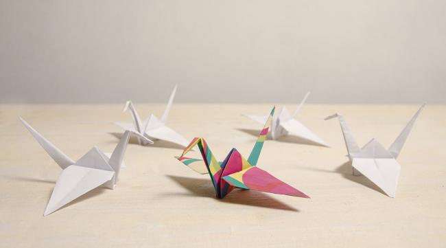 折纸飞仙鹤的折法