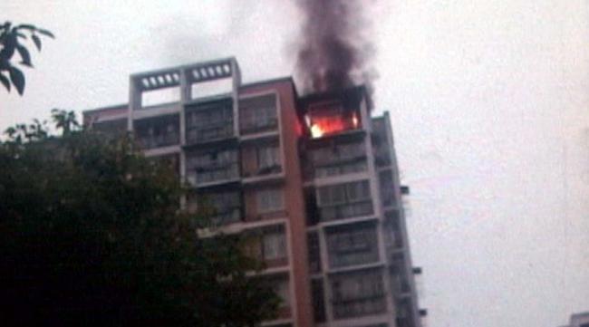 11楼顶楼遇到失火怎么办呀