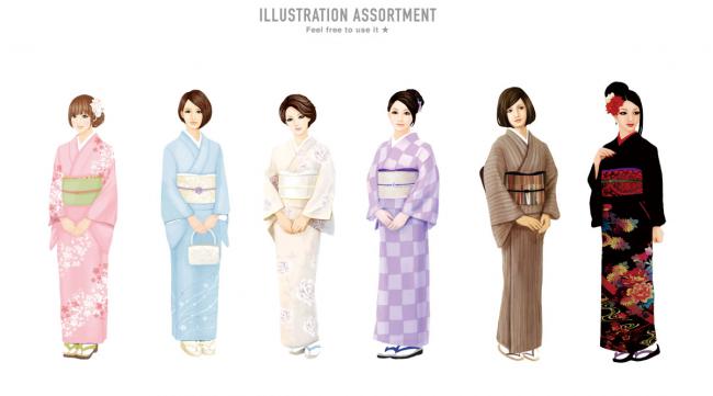 日式和服怎么穿