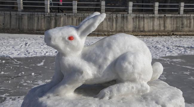 冰雕兔子怎么做