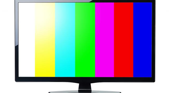 电视屏只有两个颜色是什么原因呢