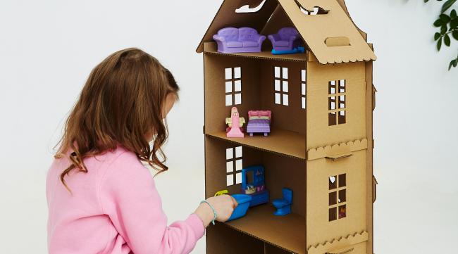 怎么用纸盒做娃娃屋子