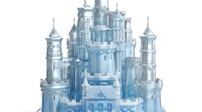 城堡简笔画冰雪奇缘