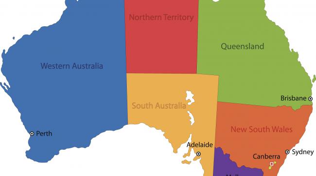 澳洲人口密度排名
