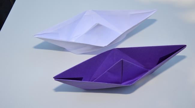 纸船的折法视频